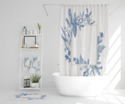 Christmas Holiday Frame With Pine Branches (Bathroom Set)