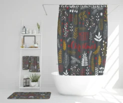 Merry Christmas Lettering (Bathroom Set)