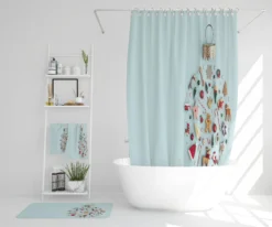 Christmas Objects Laid Out (Bathroom Set)