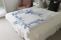 Christmas Holiday Frame With Pine Branches (Blanket) 7 Christmas Holiday Frame With Pine Branches (Blanket) -Decoration Store Blanket 977 E