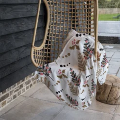 Christmas Tree, Holly Leaf Pattern (Blanket) 6 Christmas Tree, Holly Leaf Pattern (Blanket) -Decoration Store Blanket 978 D