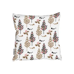 Christmas Tree, Holly Leaf Pattern (Cushion)