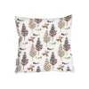 Christmas Tree, Holly Leaf Pattern (Outdoor Cushion)