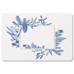 Christmas Holiday Frame With Pine Branches (Placemat)