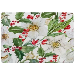 Watercolour Christmas Pattern (Rug)