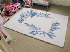 Christmas Holiday Frame With Pine Branches (Rug) -Decoration Store Rug 977 D