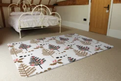 Christmas Tree, Holly Leaf Pattern (Rug) -Decoration Store Rug 978 C