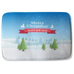 Merry Christmas Cover Art (bathmat)