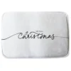 Merry Christmas Hand Drawn Lettering (bathmat)