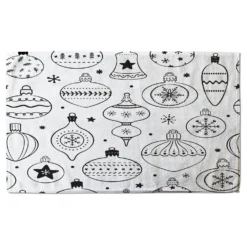 Hand Drawn Christmas Decorations (bath Towel)