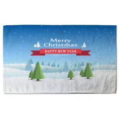 Merry Christmas Cover Art (bath Towel)