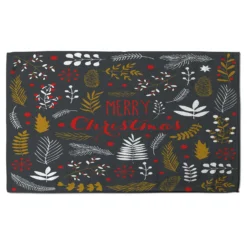 Merry Christmas Lettering (bath Towel)