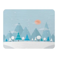 Christmas Snow Nature Background (blanket)