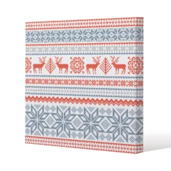 Christmas Background With Deer (canvas)