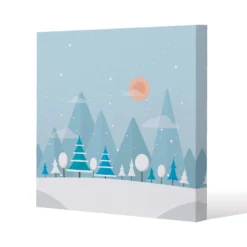 Christmas Snow Nature Background (canvas)