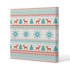 Christmas Traditional Knitted (canvas)