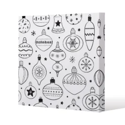 Hand Drawn Christmas Decorations (canvas)