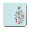 Christmas Objects Laid Out (coaster)