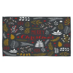 Merry Christmas Lettering (kitchen Towel)