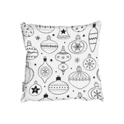 Hand Drawn Christmas Decorations (outdoor Cushion)