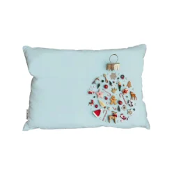 Christmas Objects Laid Out (outdoor Cushion)