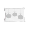 Three Hanging Christmas Baubles (outdoor Cushion)