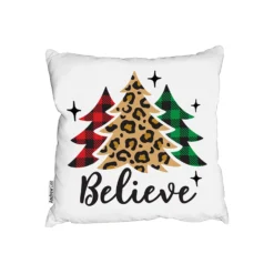 Christmas Trees With Leopard Print (cushion)