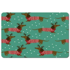 Dutchshunds In Christmas (placemat)