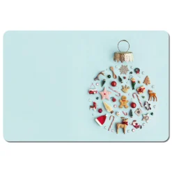 Christmas Objects Laid Out (placemat)