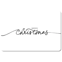 Merry Christmas Hand Drawn Lettering (placemat)