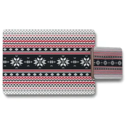 Abstract Christmas (placemat & Coaster Set)