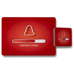 Christmas Loading (placemat & Coaster Set)