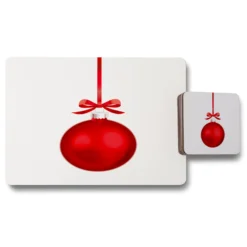 Christmas Ornament (placemat & Coaster Set)