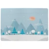 Christmas Snow Nature Background (rug)
