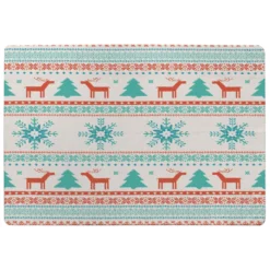 Christmas Traditional Knitted (rug)