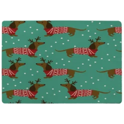 Dutchshunds In Christmas (rug)