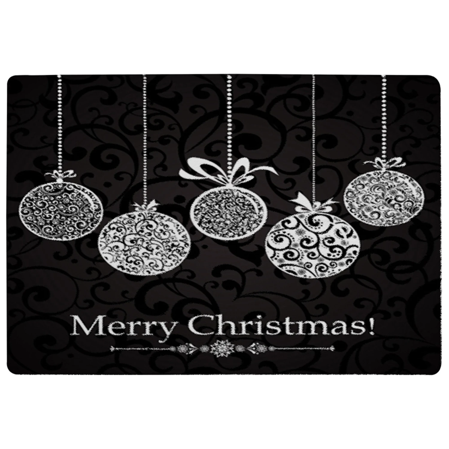 Vintage Christmas Balls (rug) 1 Vintage Christmas Balls (rug)