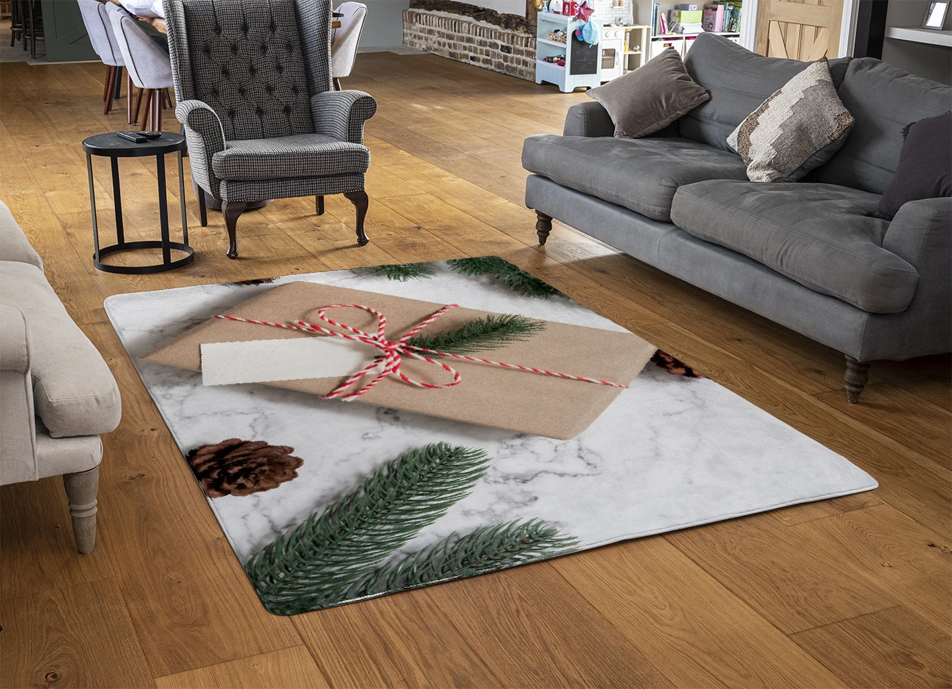 Christmas Gift Box (rug) 2 Christmas Gift Box (rug) - Image 2