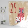 Advent Calendar 25 Days Of Christmas (shower Curtain)