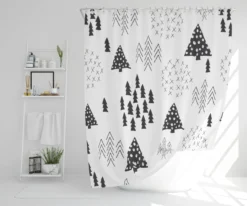Scandinavian Style Christmas (shower Curtain)
