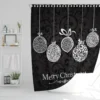 Vintage Christmas Balls (shower Curtain)