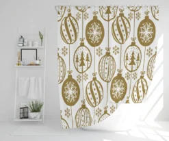 Christmas Baubles (shower Curtain)