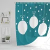 Green Christmas Baubles (shower Curtain)